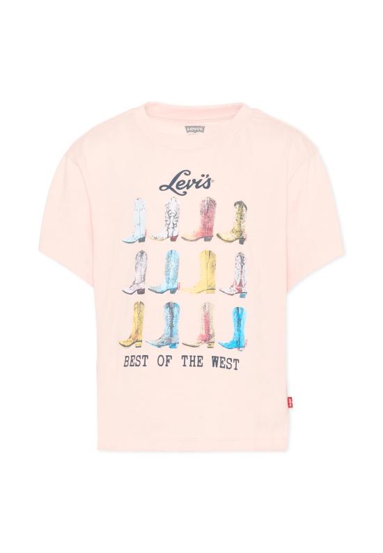 26SS [키즈] 리바이스 티셔츠 4EP785 AKR PINK