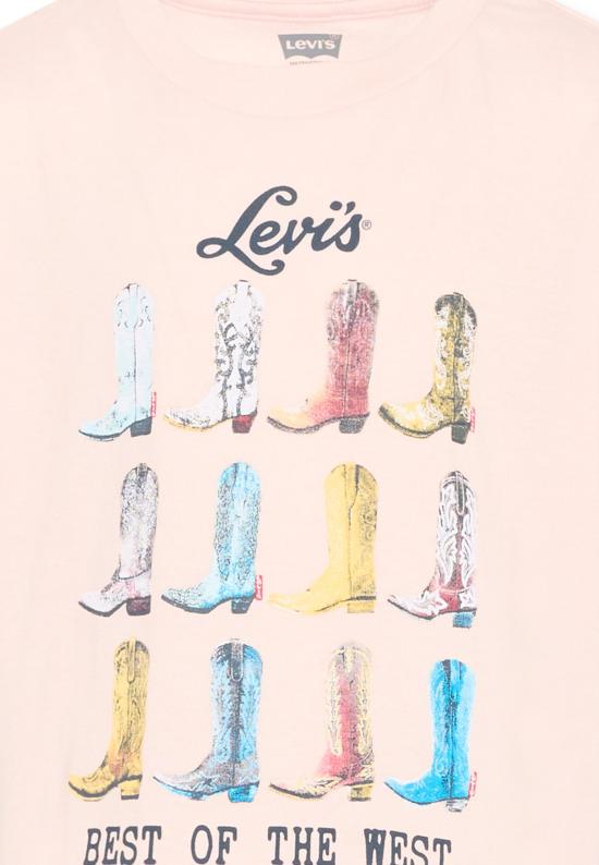 26SS [키즈] 리바이스 티셔츠 4EP785 AKR PINK - LEVI'S