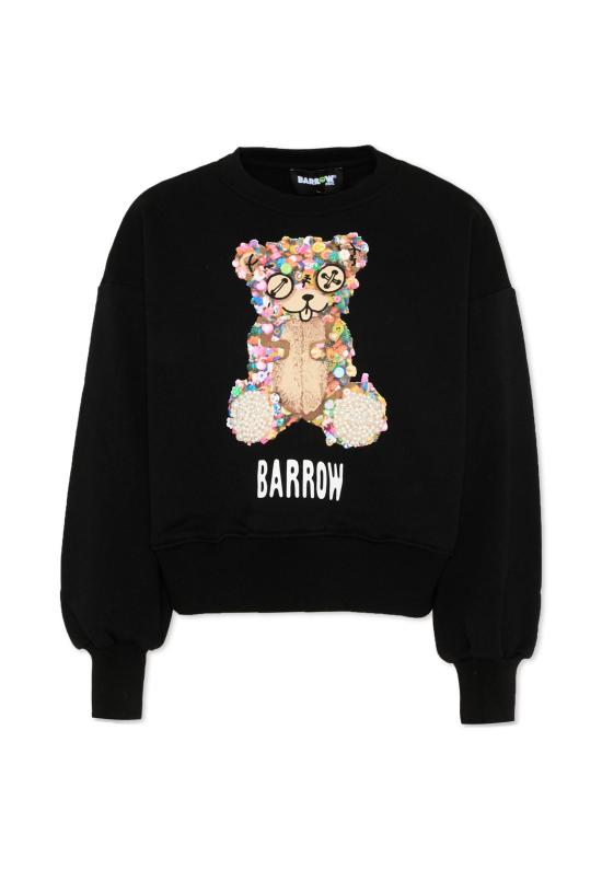 26SS [키즈] 바로우 트레이닝 상의 S6BKJGSW123 110 BLACK