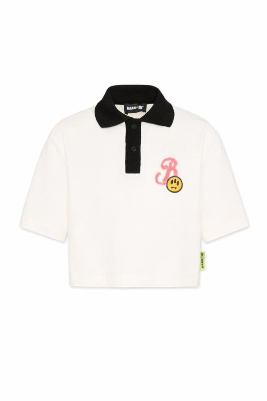 26SS [키즈] 바로우 폴로 셔츠 S6BKJGPO180 002 WHITE - BARROW