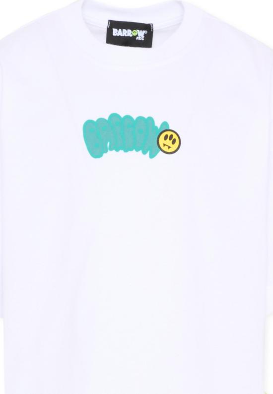 26SS [키즈] 바로우 티셔츠 S6BKJUTH007 002 WHITE - BARROW