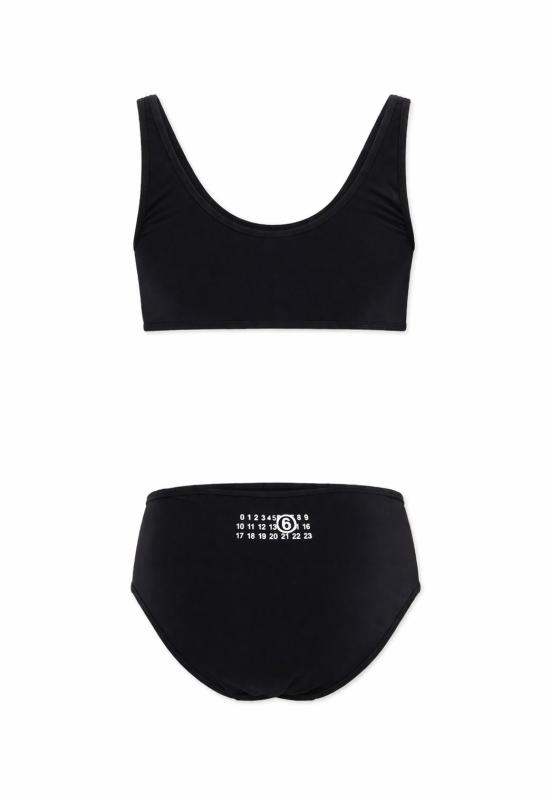 26SS [키즈] MM6 메종마르지엘라 비키니 M60811 MM00P M6900 BLACK - MM6 MAISON MARGIELA