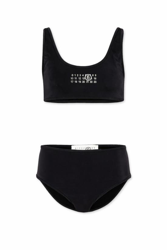 26SS [키즈] MM6 메종마르지엘라 비키니 M60811 MM00P M6900 BLACK - MM6 MAISON MARGIELA