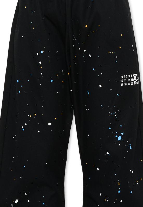 26SS [키즈] MM6 메종마르지엘라 스트레이트 팬츠 M60953 MM07B M6900 BLACK - MM6 MAISON MARGIELA