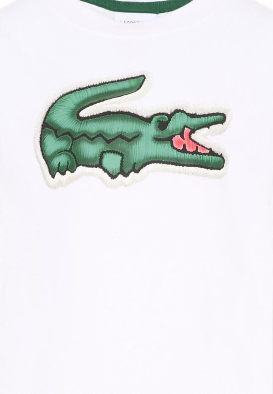 26SS [키즈] 라코스테 티셔츠 7072 W8L WHITE - LACOSTE