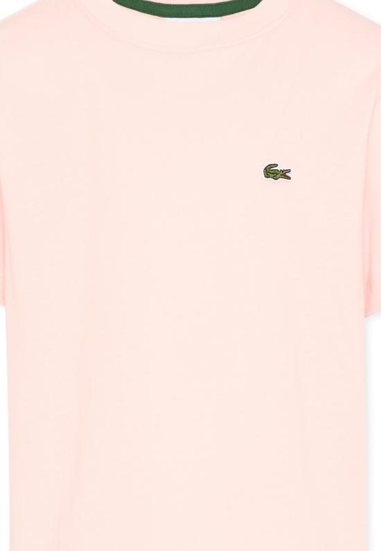 26SS [키즈] 라코스테 티셔츠 7025 AL5 PINK - LACOSTE