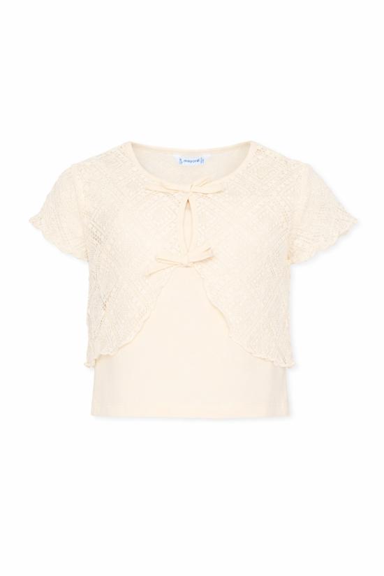 26SS [키즈] 마요랄 티셔츠 3015 088 IVORY - MAYORAL