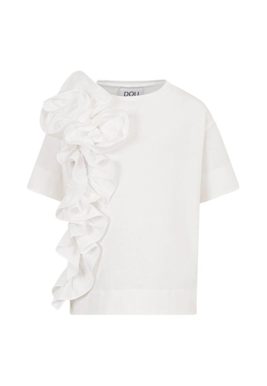 26SS [키즈] 두두 티셔츠 DY8A61 Z3708 101 IVORY - DOUUOD