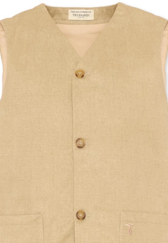 26SS [키즈] 트루사르디 코트 TIP26057GT BROWN INCENSE BEIGE - TRUSSARDI