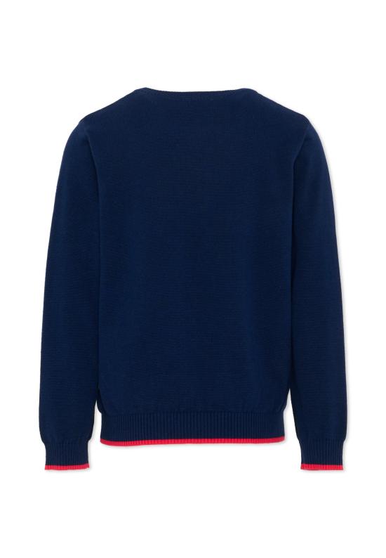 26SS [키즈] 트루사르디 캐시미어 니트 TIP26099MA BLUE ESTATE - TRUSSARDI