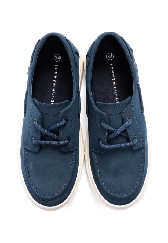 26SS [키즈] 타미힐피거 모카신 T3B4 34352 0315800 BLUE - TOMMY HILFIGER