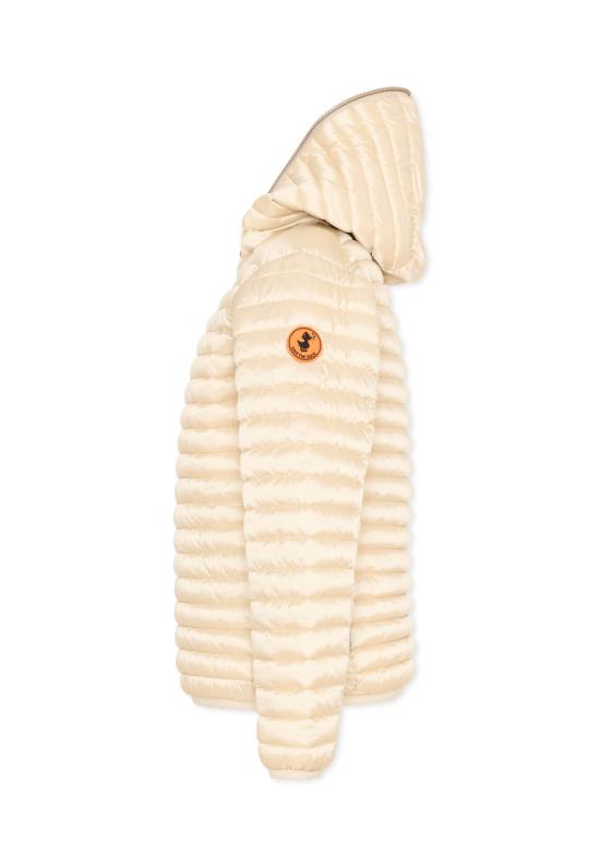 25SS [키즈] 세이브더덕 패딩 J32310G IRIS20 40034 BEIGE - SAVE THE DUCK