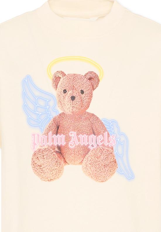 26SS [키즈] 팜앤젤스 티셔츠 PGAA002S26JER001 002 IVORY - PALM ANGELS