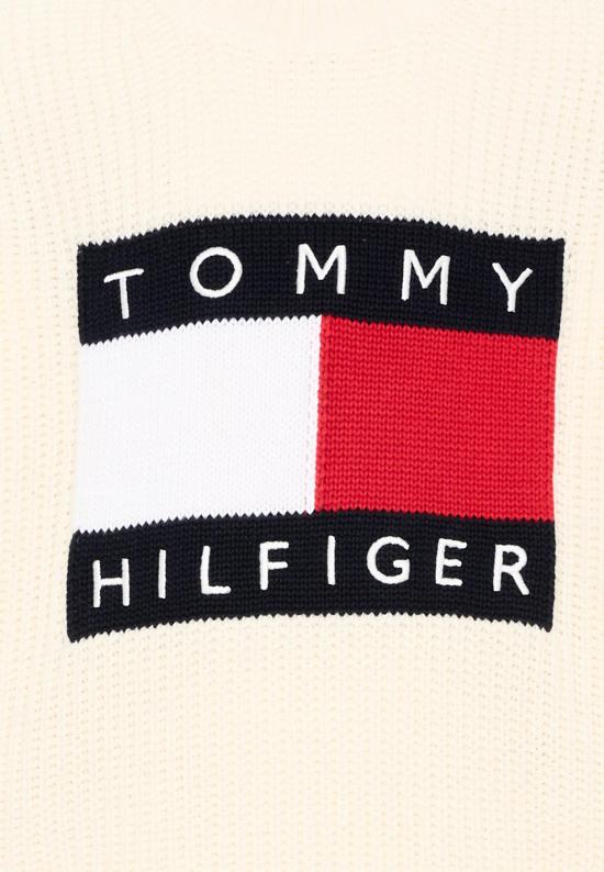 26SS [키즈] 타미힐피거 캐시미어 니트 KB0KB10071 YA8 IVORY - TOMMY HILFIGER