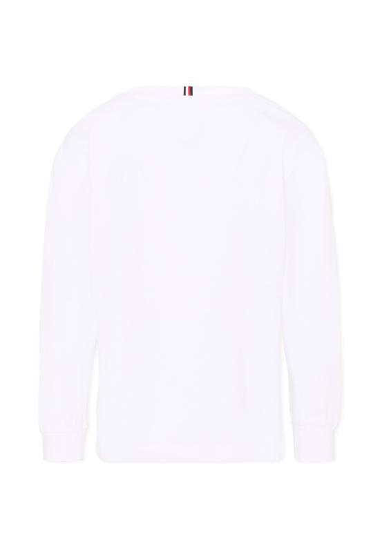 26SS [키즈] 타미힐피거 티셔츠 KB0KB09846 YBR WHITE - TOMMY HILFIGER