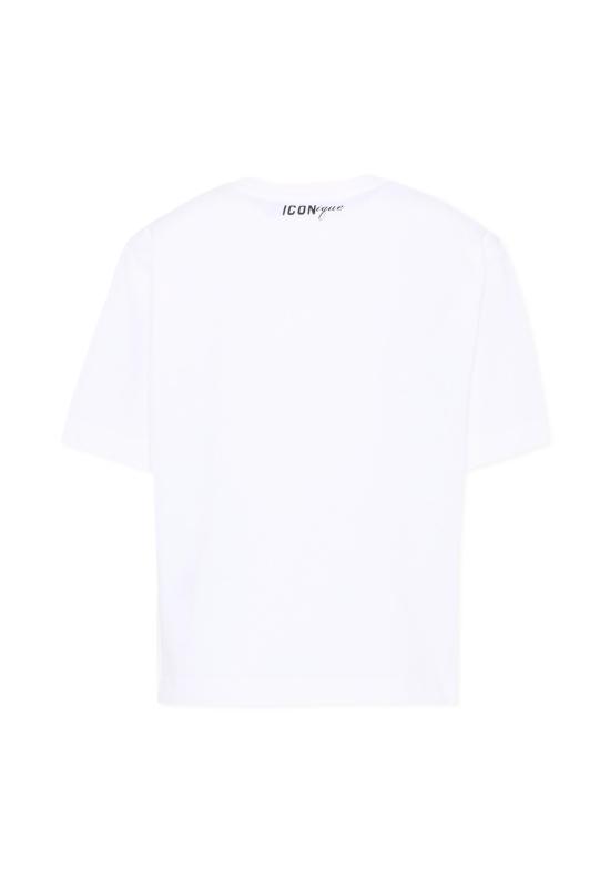 26SS [키즈] 디스퀘어드2 티셔츠 DQ3387 D0AG7 DQ100 WHITE - DSQUARED2