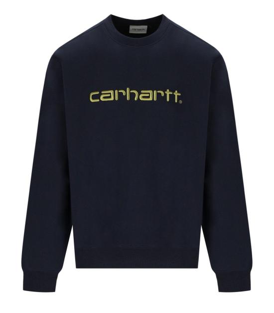 26SS 칼하트 WIP 로고 스웨트셔츠 I030546 3PLXX S Blue