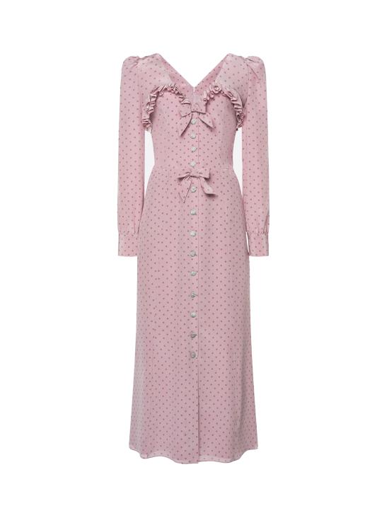 26SS 알레산드라리치 미디 원피스 FABX4314F4686 1941 MAUVE MAUVE