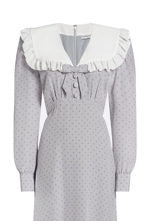 26SS 알레산드라리치 미디 원피스 FABX4368F4686 1810 GREY GREY - ALESSANDRA RICH