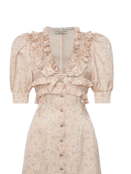 26SS 알레산드라리치 숏 원피스 FABX4297F4670 1682 White - ALESSANDRA RICH