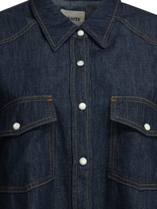 26SS 케이트 데님 셔츠 1184923040040 Blue - KHAITE
