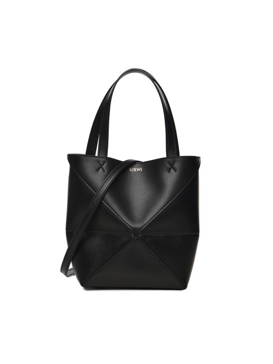 26SS 로에베 샤이니 카프스킨 미니 퍼즐 폴드 토트백 A657V25X01 1100 - LOEWE