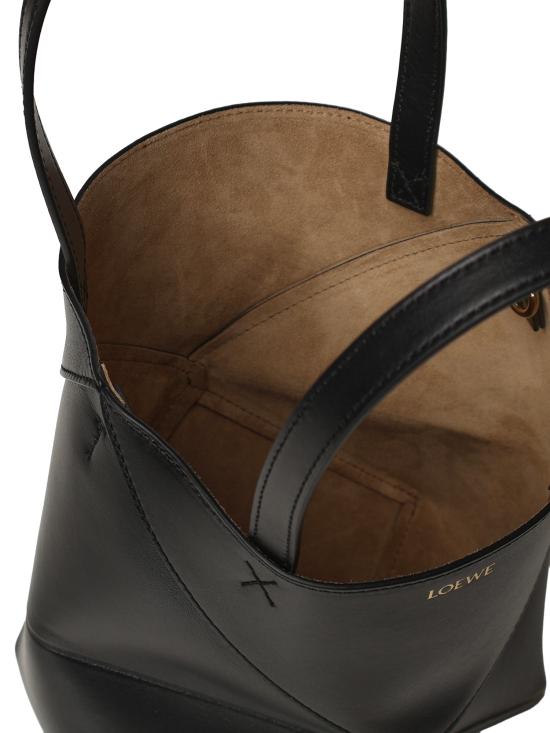 26SS 로에베 샤이니 카프스킨 미니 퍼즐 폴드 토트백 A657V25X01 1100 - LOEWE