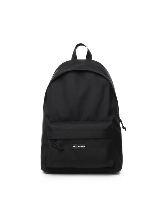26SS 발렌시아가 로고 패치 익스플로러 백팩 503221 2VZ371000 BLACK - BALENCIAGA
