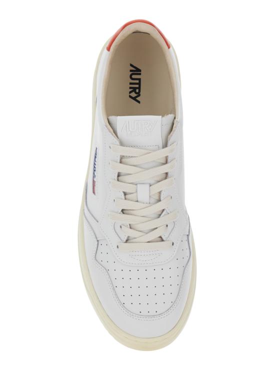 26SS 오트리 메달리스트 로우 스니커즈 AULMTB03WHTSORAN White - AUTRY