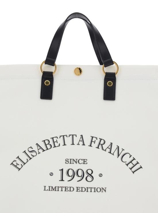 26SS 엘리자베타프랜치 토트백 BS14A62E2309 White - ELISABETTA FRANCHI