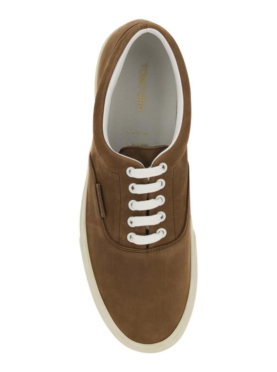 26SS 톰포드 스니커즈 J1434LCL215LEWE Brown - TOMFORD