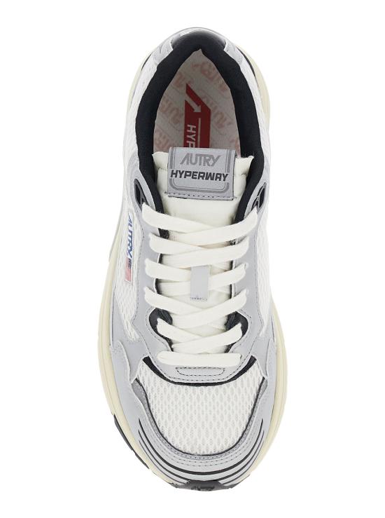26SS 오트리 HYPERWAY 하이퍼웨이 스니커즈 HYLWMV03SILVBLK White - AUTRY