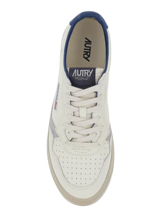 26SS 오트리 메달리스트 로우 스니커즈 AULMNE12ENBLUPERIS White - AUTRY