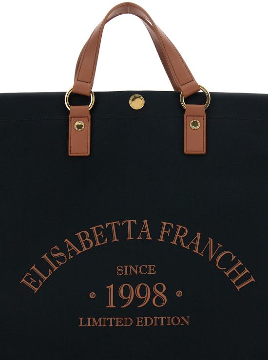 26SS 엘리자베타프랜치 토트백 BS14A62E2B58 Black - ELISABETTA FRANCHI