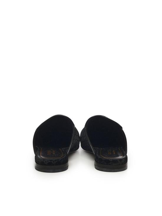 25FW 구찌 프린스타운 슬리퍼 802163 FAEUF1000 Black - GUCCI