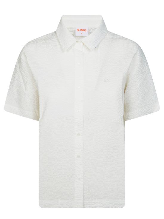 26SS 썬 68 셔츠 S36225 01 BIANCO