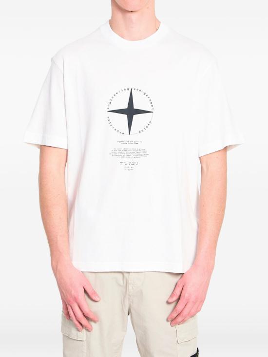 26SS 스톤 아일랜드 반팔 티셔츠 L1S152100001S0363 V0001 White