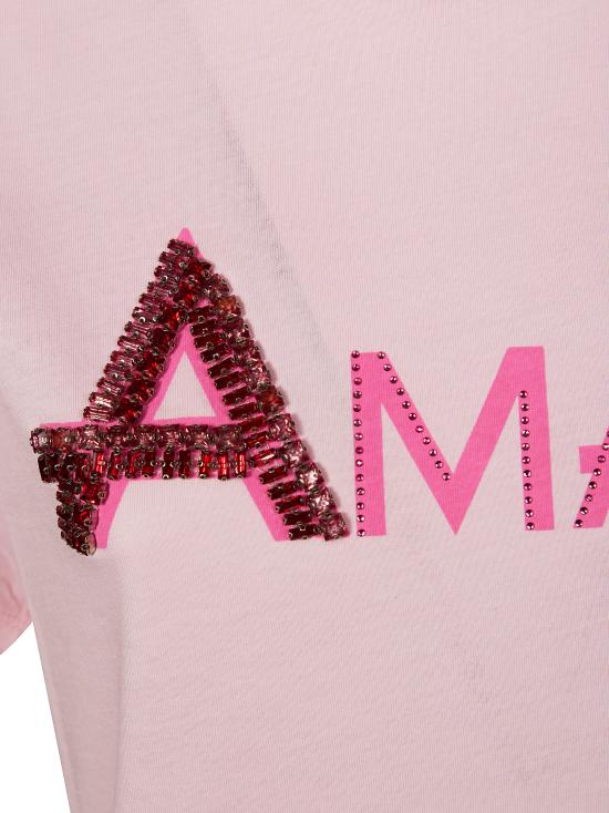 26SS 리우조 반팔 티셔츠 WA6431JS904 P9324 ROSA - LIU JO