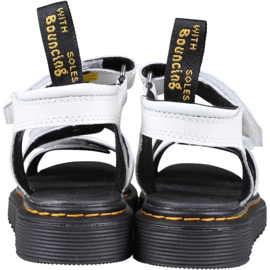 26SS [키즈] 닥터마틴 샌들 KLAIRE J 26675100 WHITE - DR.MARTENS