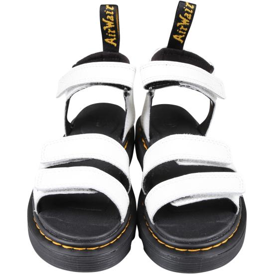 26SS [키즈] 닥터마틴 샌들 KLAIRE J 26675100 WHITE - DR.MARTENS