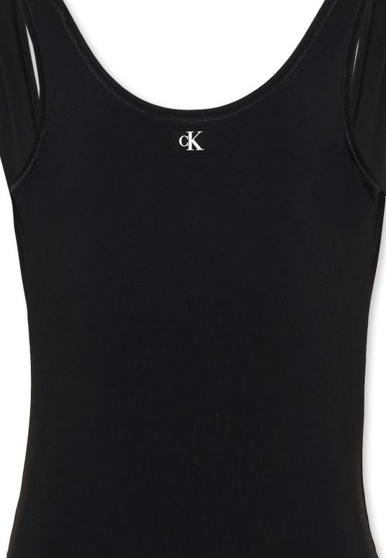 26SS [키즈] 캘빈클라인 원피스 수영복 KY0KY00099 BEH BLACK - CALVIN KLEIN