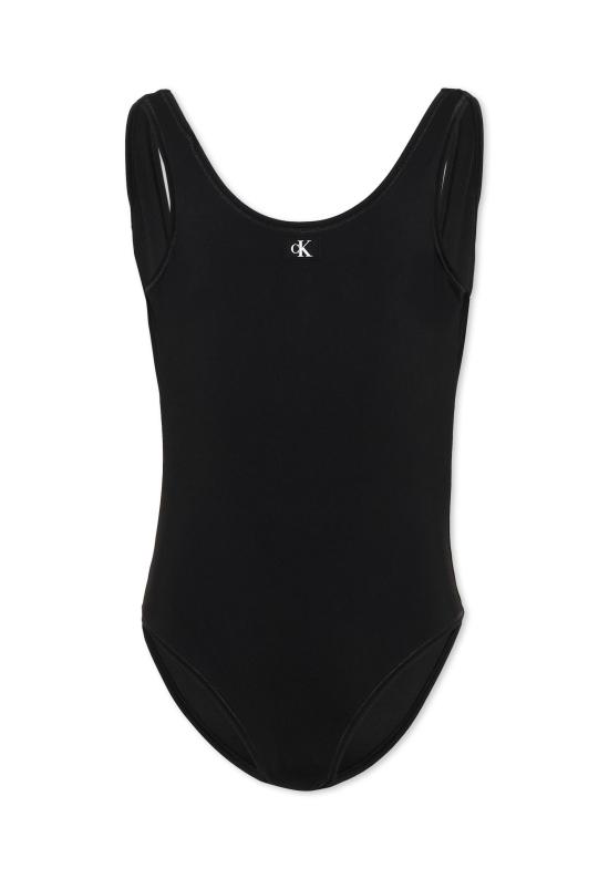 26SS [키즈] 캘빈클라인 원피스 수영복 KY0KY00099 BEH BLACK