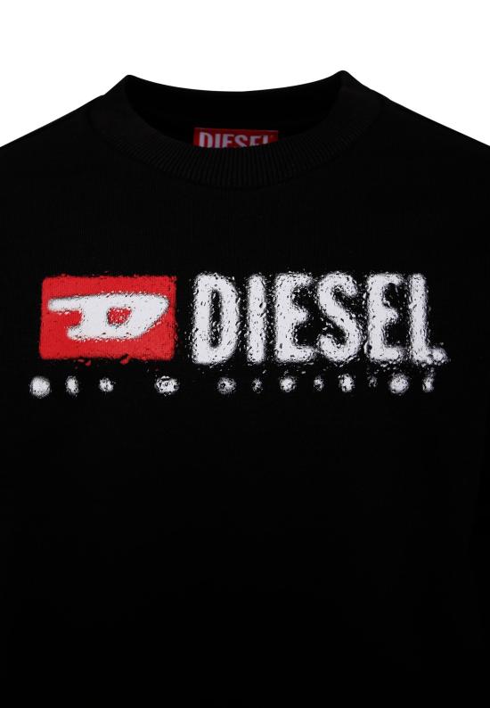 26SS [키즈] 디젤 트레이닝 상의 J02483 KYAZ3 K900 BLACK - DIESEL