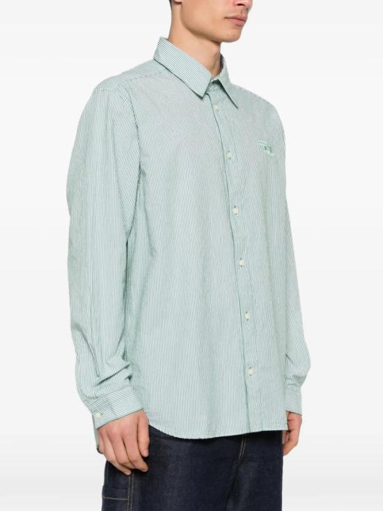 26SS 디젤 긴팔 셔츠 A204750BKBZ 5CG Green - DIESEL