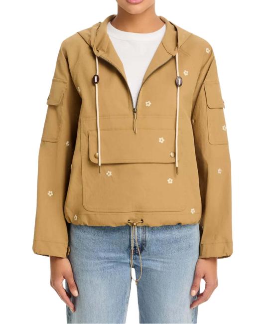  더 그레이트 스웨터 그레이트. 자수 장식 크롭 트레일헤드 풀오버