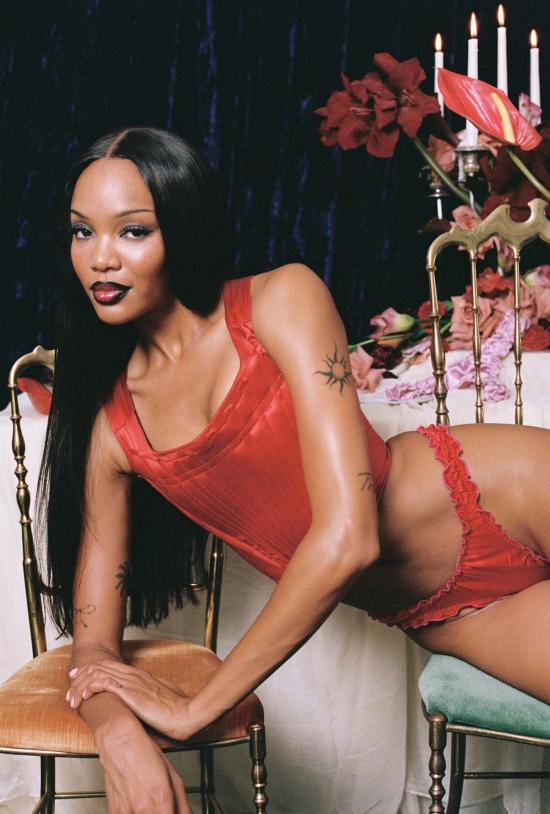  Le Boudoir Los Angeles 팬티 Leboudoirloangeles 라 발렌타인 실크 탕가 - OTHER BRANDS