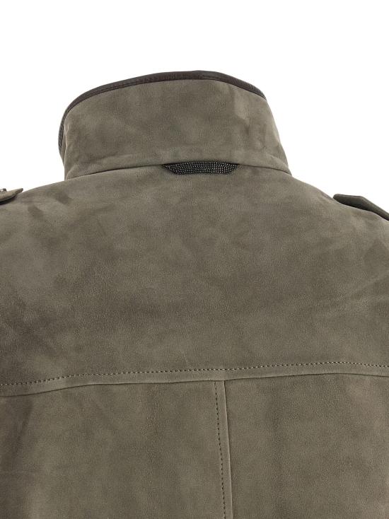 26SS 브루넬로 쿠치넬리 모닐리 쿠튀르 스웨이드 자켓 MPCAI7787C8850 - BRUNELLO CUCINELLI