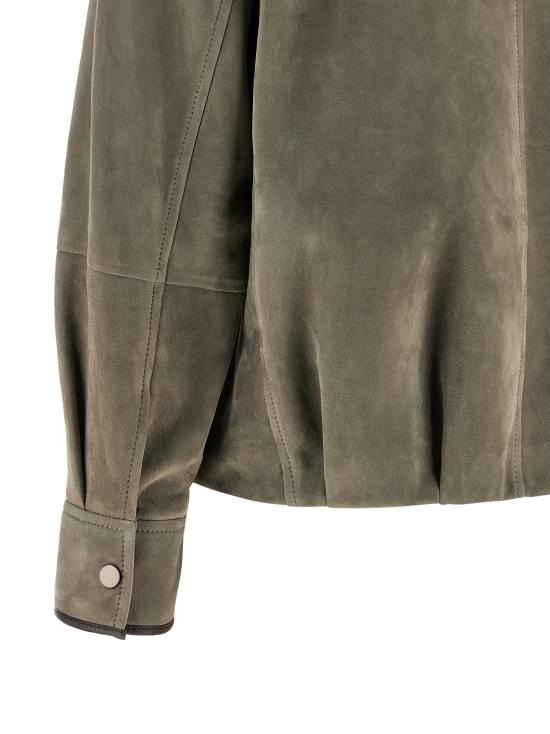 26SS 브루넬로 쿠치넬리 모닐리 쿠튀르 스웨이드 자켓 MPCAI7787C8850 - BRUNELLO CUCINELLI