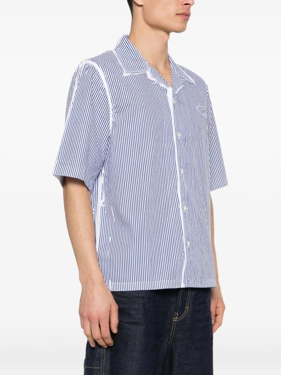 26SS 디젤 반팔 셔츠 A202090QMBZ 8EK Blue - DIESEL