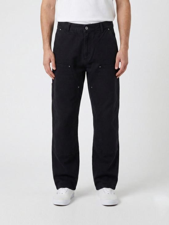 26SS 리프레젠트 스트레이트 팬츠 MLM100479 001 Black